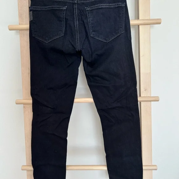 Women's Paige Verdugo Ankle Dark Blue Jeans - Picture 5 of 8